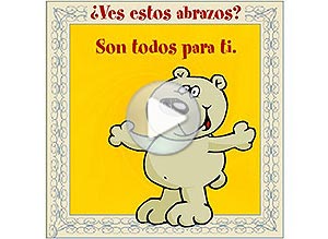 Te mando un abrazo ecard. abrazos para ti