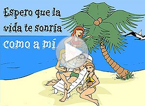 Tarjeta animada de Amistad. slo para hombres