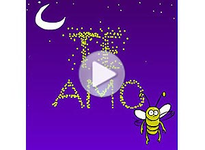 Tarjeta animada de Amor. amor luminoso