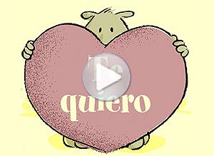 Tarjeta animada de Declaraciones. todo mi corazn