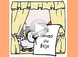 Te mando un beso ecard. te mando un beso