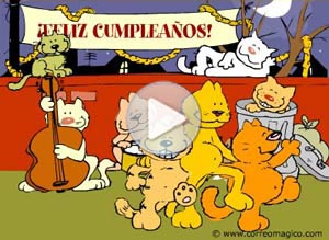 Imagen de Cumpleaos para compartir gratis. Fiesta entre amigos