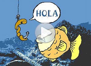 Tarjeta animada de Amistad. slo quiero saludarte