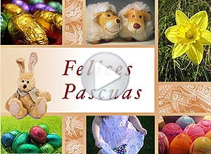 Pascuas ecard. alegras en pascuas
