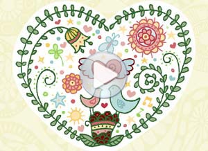 Felicitaciones ecard. felicidad en tu corazn