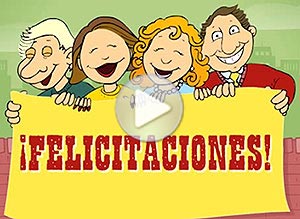 Felicitaciones ecard. de parte de todos