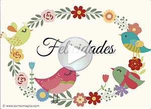 Felicitaciones ecard. con mucho cario en tu da