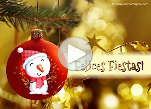 Gracias ecard. gracias por tu saludo navideo