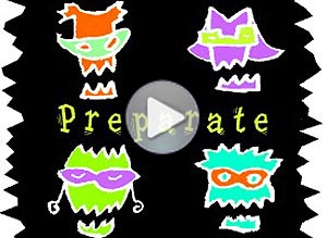 Imagen de Halloween para compartir gratis. Baile de mscaras