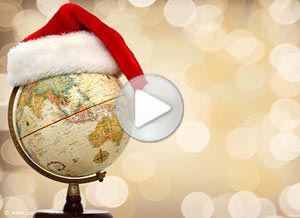 Navidad ecard. desde la distancia