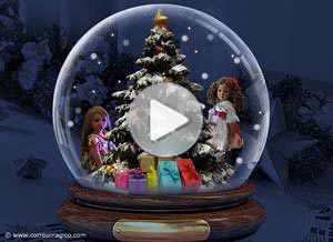 Navidad ecard. las bendiciones que dios te ha dado