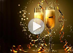 Navidad ecard. por los presentes y los ausentes