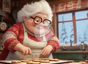 Tarjeta animada de Navidad. Dulce Navidad