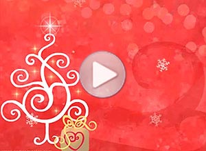 Tarjeta animada de Navidad. mi navidad eres t, amor