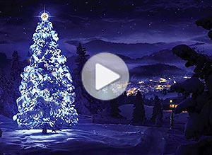 Tarjeta animada de Navidad. felices fiestas