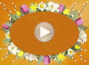 Pascuas ecard. felices pascuas