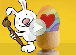 Pascuas ecard. alegra y amor