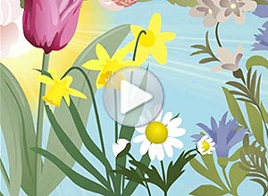 Primavera ecard. feliz primavera!