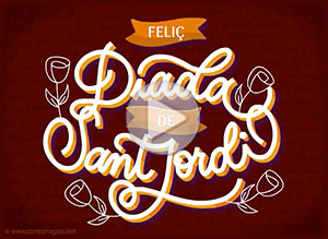 Imagen de Sant Jordi para compartir gratis. Nuestra historia de amor	