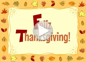 Thanksgiving ecard. tu eres algo que agradezco!