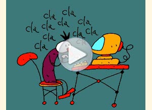 Profesiones ecard. oficinista