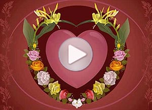 San Valentín ecard. feliz da de san valentn