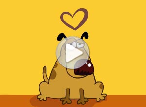 Amor ecard. lo que siento por ti