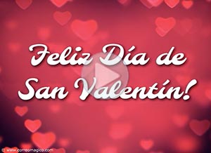 Imagen de San Valentn para compartir gratis. Aqu te envo un poco de amor