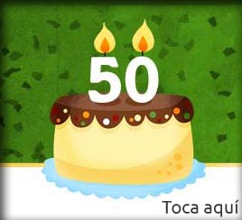 Imagen para whatsapp de Invitacion de Cumpleaños de 50 años