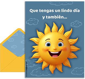 Tarjeta 3D de hola gratis. Linda vida