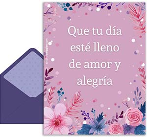 Mereces mucha felicidad