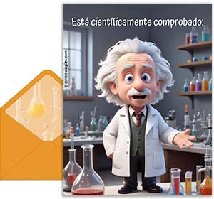 Tarjeta 3D de  gratis. Teora de cumpleaos