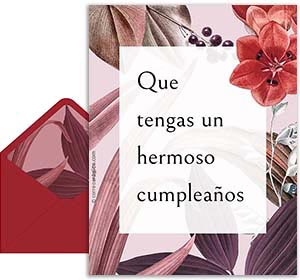 Tarjeta 3D de  gratis. Hermoso cumpleaos