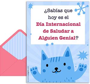 Tarjeta 3D de Amistad gratis. Me acord de ti