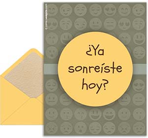 Tarjeta 3D de Amistad gratis. Para hacerte sonrer