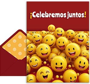 Tarjeta 3D de  gratis. A celebrar!