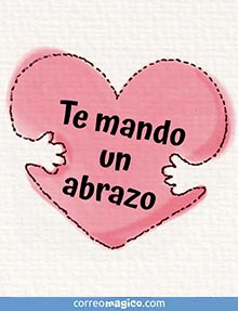 Te mando un abrazo