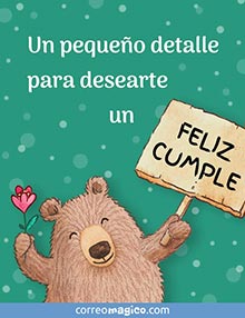 Un pequeo detalle para desearte un FELIZ CUMPLE!