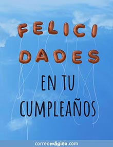 Felicidades en tu cumpleaos