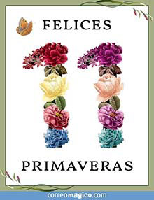 Felices 11 primaveras