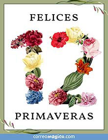 Felices 12 primaveras