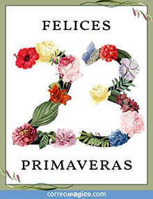 Felices 23 primaveras