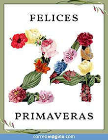 Felices 24 primaveras