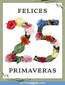 Felices 25 primaveras