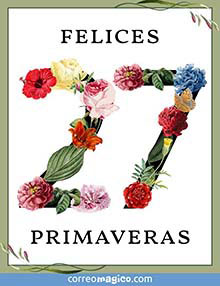 Felices 27 primaveras