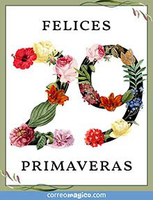 Felices 29 primaveras