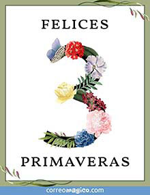 Felices 3 primaveras