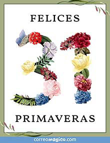 Felices 31 primaveras