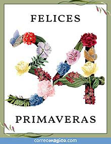 Felices 34 primaveras