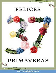 Felices 37 primaveras